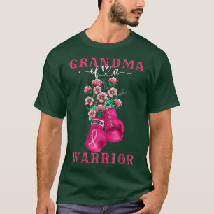 Camiseta Abuela De Un Guerrero De La Cáncer De Mama