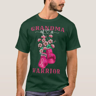 Camiseta Abuela De Un Guerrero De La Cáncer De Mama