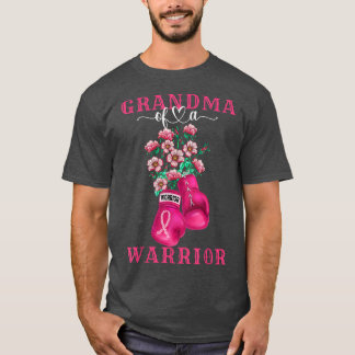 Camiseta Abuela De Un Guerrero De La Cáncer De Mama