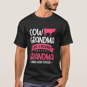 Camiseta Abuela de vaca sólo muy fría abuela de vaca