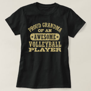 Camiseta Abuela de voleibol orgullosa