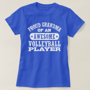 Camiseta Abuela de voleibol orgullosa