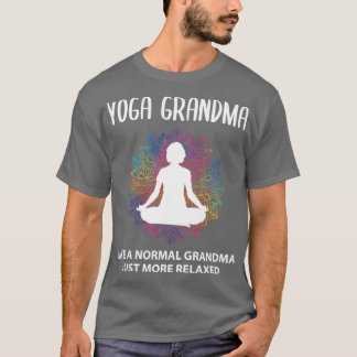 Camiseta Abuela de Yoga Abuela Divertida Diciendo Regalo