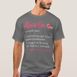 Camiseta Abuela Definición Abuela Abuela Española, Madres