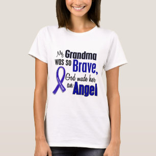Camiseta Abuela del ÁNGEL 1 del cáncer de colon