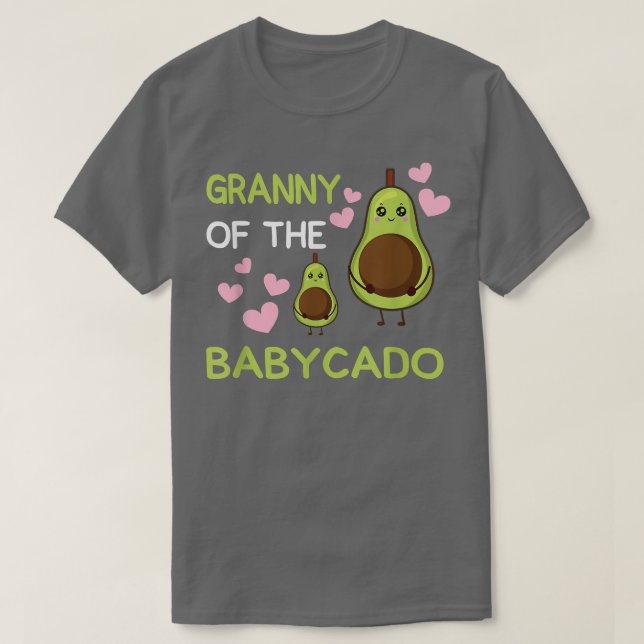 Camiseta Abuela Del Babycado Aguacado Mamacado Guacamole (Diseño del anverso)