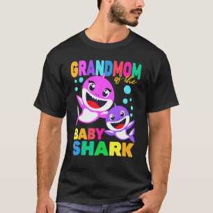 Camiseta Abuela Del Bebé Nacimiento Abuela Tiburón