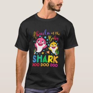 Camiseta Abuela Del Bebé Tiburón Cumpleaños Abuela Shark