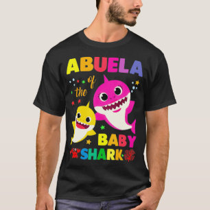 Camiseta Abuela Del Bebé Tiburón Cumpleaños Abuela Shark