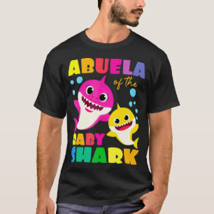 Camiseta Abuela Del Bebé Tiburón Cumpleaños Abuela Shark _3
