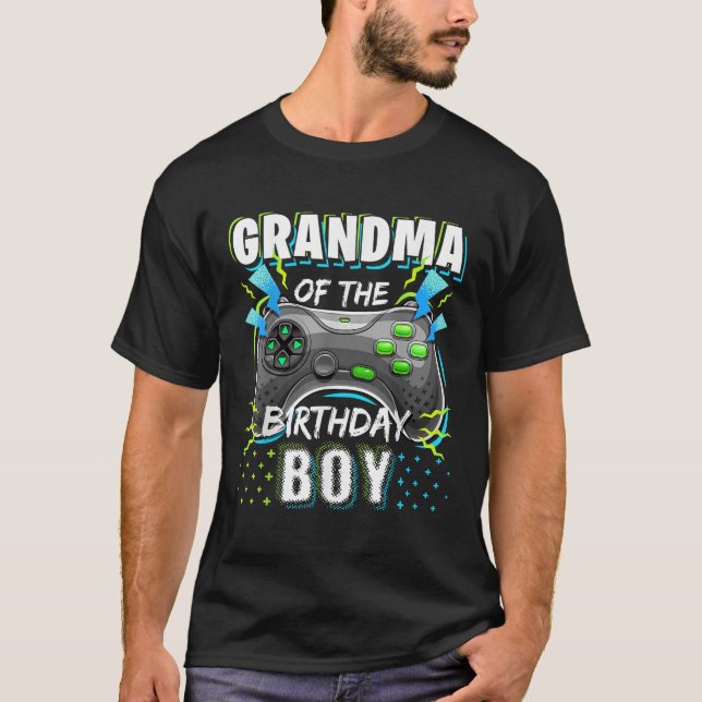 Camiseta Abuela del Bi de videojuego de cumpleaños (Anverso)