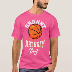 Camiseta Abuela Del Birthday Boy Basketball Theme Bday P