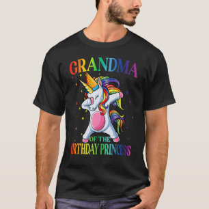 Camiseta Abuela del Chica de la Princesa Nacida Dabbing Uni