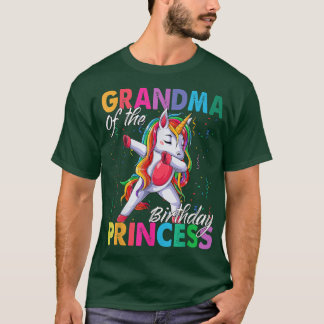 Camiseta Abuela del Chica de la Princesa Nacida Dabbing Uni