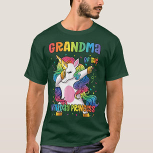 Camiseta Abuela del Chica de la Princesa Nacida Dabbing Uni