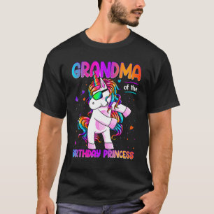 Camiseta Abuela del Chica de la Princesa Nacida Dabbing Uni