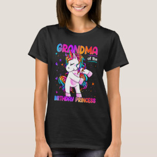 Camiseta Abuela del Chica de la Princesa Nacida Dabbing Uni