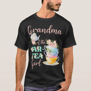 Camiseta Abuela Del Chica Del Té Par Fiesta Cumpleaños El