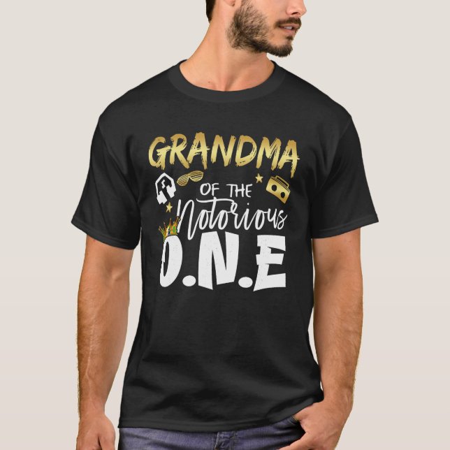 Camiseta Abuela Del Conocido One Old School 1er Hip Ho (Anverso)