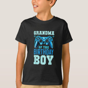 Camiseta Abuela Del Cumpleañero Videojugador Combinado B