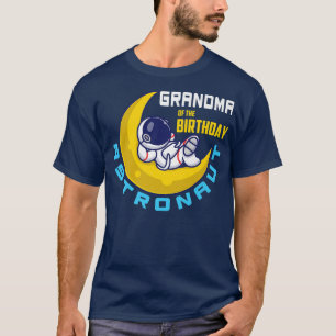 Camiseta Abuela Del Cumpleaños Astronauta 