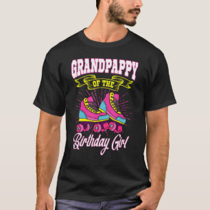 Camiseta Abuela Del Día Del Cumpleaños Chica Patinaje Patin