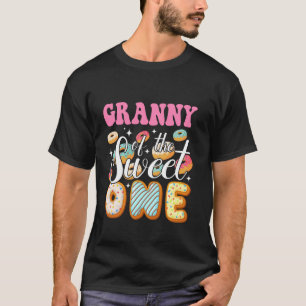 Camiseta Abuela Del Dulce Primero Cumpleaños Fiesta De Dona