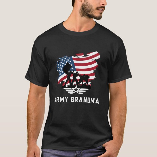 Camiseta Abuela del ejército (Anverso)