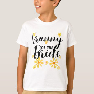 Camiseta Abuela del equipo de la familia de la novia Regalo