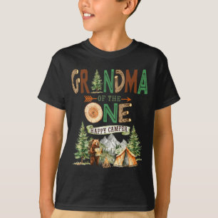 Camiseta Abuela del feliz campista cumpleaños 1