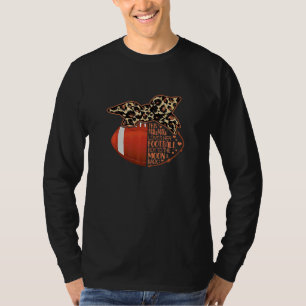 Camiseta Abuela del fútbol peluca desordenada de leopardo v