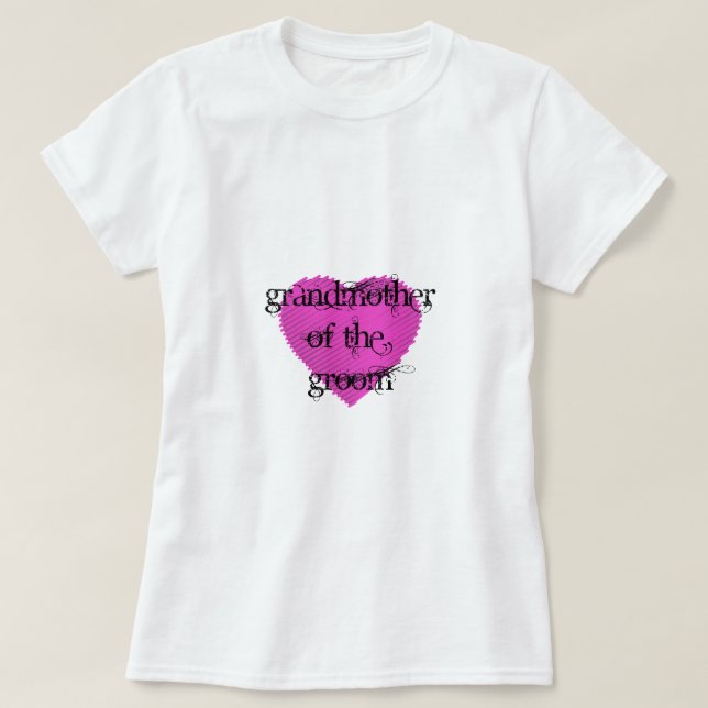 Camiseta Abuela del Groom (Diseño del anverso)