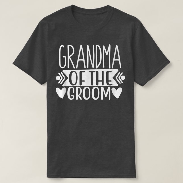 Camiseta Abuela del Groom (Diseño del anverso)