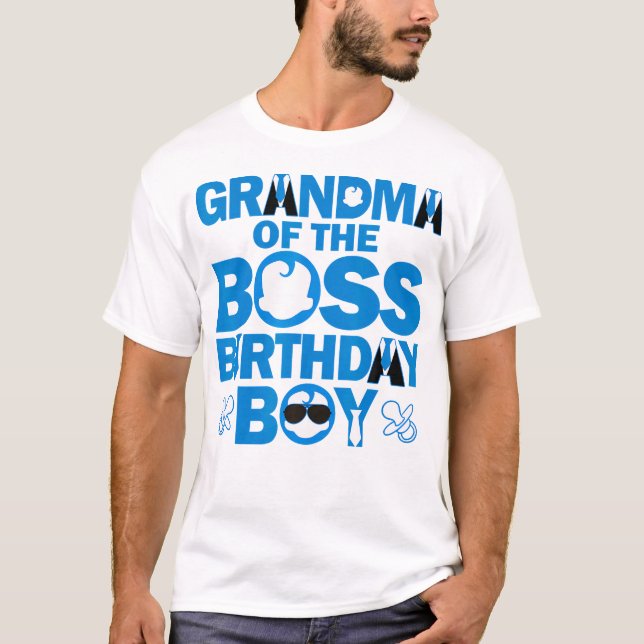 Camiseta Abuela Del Jefe Nacimiento Niño Fiesta De Familia (Anverso)
