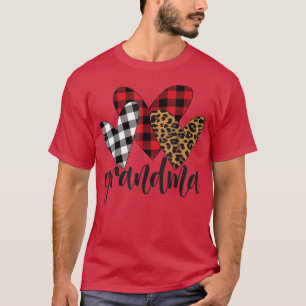 Camiseta abuela del leopardo día de San Valentín Buffalo Pl