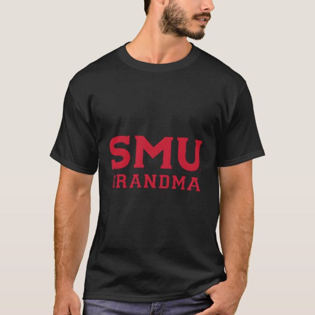 Camiseta Abuela del Metodista Sur Smu Mustangs (Anverso)