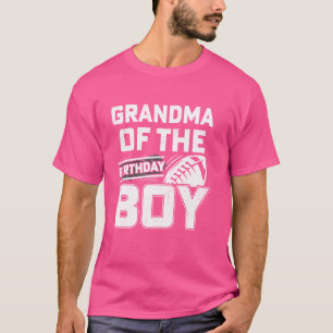 Camiseta Abuela Del Niño Cumpleañero Fútbol Es Mi Cumpleaño