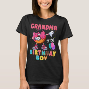 Camiseta Abuela del niño cumpleaños Donut Dab cumpleaños