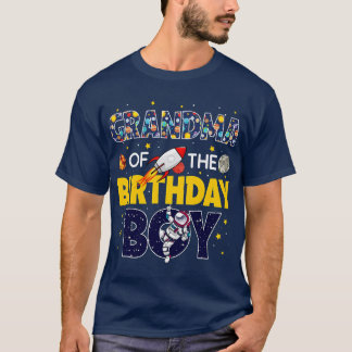 Camiseta Abuela del niño de cumpleaños mamá del espacio ext