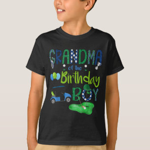 Camiseta Abuela del niño del cumpleaños hoyo en uno amante