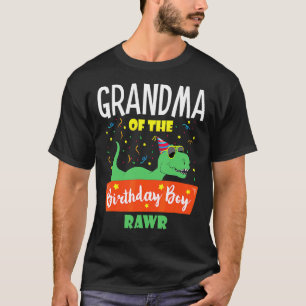 Camiseta Abuela Del Niño Nacimiento Dinosaurio Raptor Tee