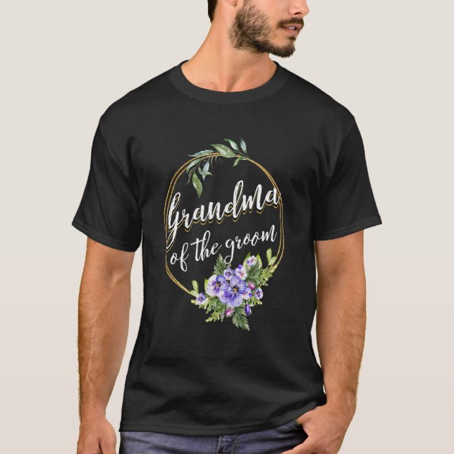 Camiseta Abuela Del Novio Boda Despedida de soltero Grandm (Anverso)