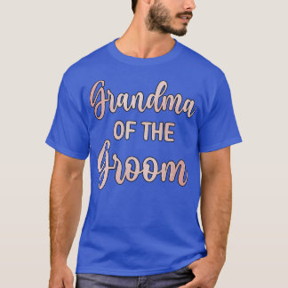Camiseta Abuela del novio día de la boda regalo para el nov