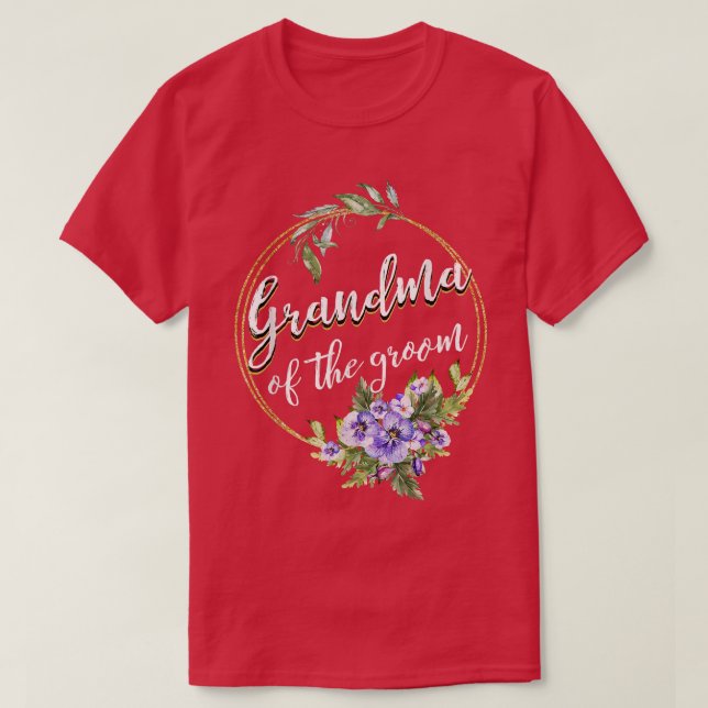 Camiseta Abuela Del Novio Fiesta De Despedida De Soltero Bo (Diseño del anverso)
