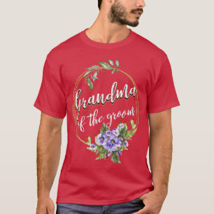 Camiseta Abuela del novio fiesta de soltero de boda Grandm