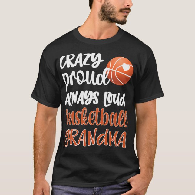 Camiseta Abuela del orgulloso jugador de baloncesto Abuela (Anverso)
