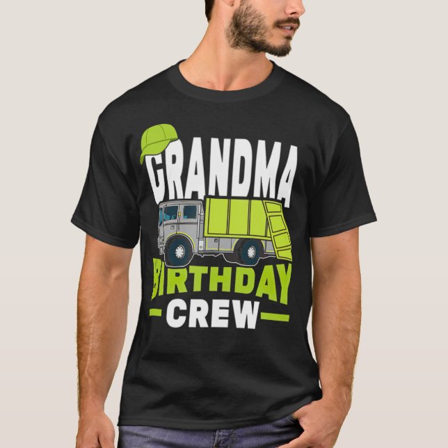 Camiseta Abuela del partido de los cumpleaños Equipo de la  (Anverso)