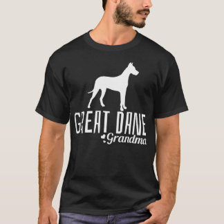 Camiseta Abuela del perro del gran danés