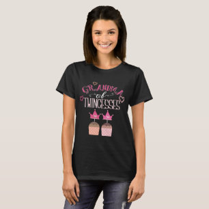 Camiseta Abuela del regalo gemelo de Twincesses de la