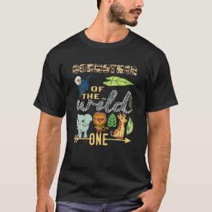 Camiseta Abuela Del Salvaje Safari Ju De Cumpleaños De Un Z